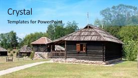  Presentation with eastern - Colorful presentation design enhanced with base velika plana eastern europe backdrop and a arctic colored foreground