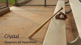  Presentation with baseball - Beautiful slide set featuring clay teapot isolated on a white background backdrop and a light gray colored foreground