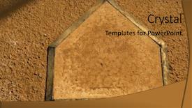  Presentation with baseball diamond - Audience pleasing PPT theme consisting of baseball diamond - home plate backdrop and a red colored foreground