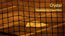  Presentation with baseball home plate - Amazing slide set having baseball home plae and backstop backdrop and a tawny brown colored foreground