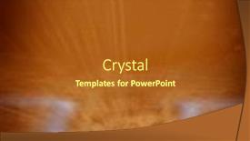  Presentation with baseball - PPT theme having baseball-homeplate-with-batter-box background and a tawny brown colored foreground