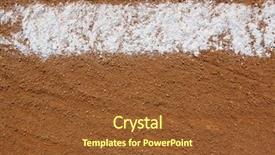  Presentation with mlb baseball - PPT layouts with baseball infield chalk line background and a tawny brown colored foreground