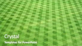  Presentation with baseball field - Slides consisting of baseball outfield grass background and a seafoam green colored foreground