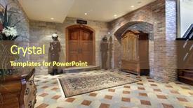  Presentation with theater - Beautiful presentation theme featuring basement foyer area with doors backdrop and a tawny brown colored foreground