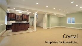  Presentation with bar - Cool new presentation with basement with bar backdrop and a coral colored foreground