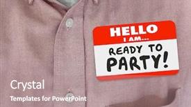  Presentation with hello my name - Cool new theme with bash - hello i am ready backdrop and a coral colored foreground