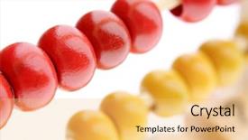  Presentation with yellow - Beautiful PPT theme featuring basic accounting - closeup of red and yellow backdrop and a yellow colored foreground