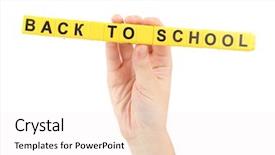  Presentation with back school - Cool new presentation with basic accountting - back to school educational cubes backdrop and a  colored foreground