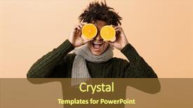  Presentation with knitting african american - Audience pleasing PPT layouts consisting of basic sickness - portrait of funny african american backdrop and a tawny brown colored foreground