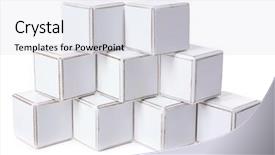  Presentation with educational assessment - Audience pleasing PPT layouts consisting of basic training - educational cubes isolated on white backdrop and a lemonade colored foreground