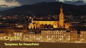  Presentation with santa - Slides having basilica-di-santa-croce background and a tawny brown colored foreground