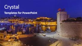  Presentation with notre dame - Audience pleasing theme consisting of basilica of notre dame - marseille backdrop and a  colored foreground