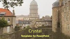  Presentation with rainy day - Colorful slide deck enhanced with basilica-of-our-lady backdrop and a tawny brown colored foreground