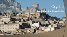  Presentation with santa - PPT theme having basilica-of-santa-maria-maggiore background and a light blue colored foreground