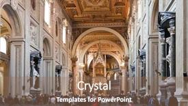  Presentation with john calvin - Theme having christmas brighy festive lights over dark background background and a coral colored foreground