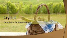  Presentation with vineyard - Slides featuring blonde little girl learning to draw hd background and a dark gray colored foreground