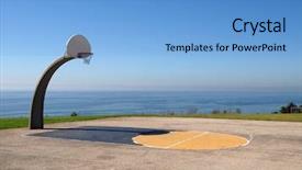  Presentation with north gate shenandoah park - Colorful slides enhanced with basket ball court - ocean view basketball at angel backdrop and a light blue colored foreground