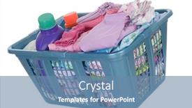  Presentation with laundry - Amazing presentation having basket-full-of-laundry-children backdrop and a teal colored foreground