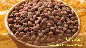  Presentation with indian - Presentation enhanced with basket-with-brown-indian-kala background and a tawny brown colored foreground