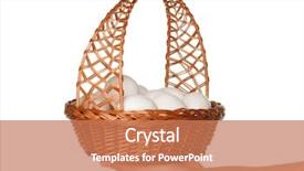  Presentation with preschool hand wash - Theme having basket with eggs in woman background and a  colored foreground