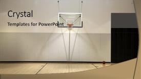  Presentation with tournament - Cool new PPT layouts with basketball aka basket ball backdrop and a light gray colored foreground