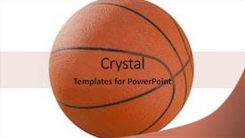  Presentation with basketball basketball hoop sport ball - Amazing presentation theme having basketball ball isolated on white backdrop and a red colored foreground