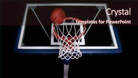  Presentation with black ethics - Amazing presentation having basketball basket on black background backdrop and a wine colored foreground