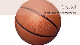  Presentation with base ball field - Beautiful PPT theme featuring basketball designing basketball plays - orange basket ball isolated backdrop and a  colored foreground