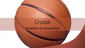  Presentation with base ball field - Beautiful slide deck featuring basketball designing basketball plays - orange basket ball isolated backdrop and a  colored foreground