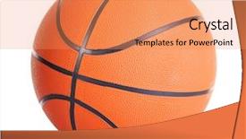  Presentation with basketball - PPT layouts having basketball isolated on a white background and a  colored foreground