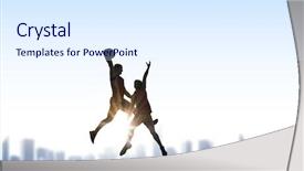  Presentation with game - Theme having basketball tournament - it is game time mixed background and a sky blue colored foreground