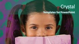  Presentation with graphic - PPT layouts consisting of basketballs against schoolgirl hiding background and a ocean colored foreground