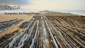  Presentation with beach rocks - PPT layouts consisting of basque-country-magical-unique-landscape background and a  colored foreground