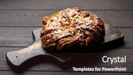  Presentation with sweet 16 - Presentation consisting of bass clef - sweet maple syrup bread background and a wine colored foreground