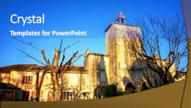  Presentation with beautiful houses - Amazing presentation having bastide and it is classified backdrop and a cobalt blue colored foreground