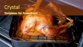  Presentation with microsoft publisher thanksgiving designs - Beautiful slide set featuring basting-a-thanksgiving-turkey backdrop and a tawny brown colored foreground