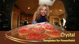  Presentation with celiac disease - Audience pleasing theme consisting of batch of gluten free backdrop and a tawny brown colored foreground