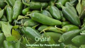  Presentation with chile - PPT theme enhanced with batch-of-new-mexico-green background and a tawny brown colored foreground