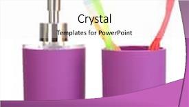  Presentation with octopus on isolated white - PPT layouts consisting of bath accessories isolated on white background and a white colored foreground