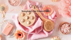  Presentation with natural products - Slides enhanced with bath-and-body-care-products background and a lemonade colored foreground