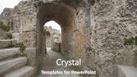  Presentation with election tunis - Presentation design enhanced with wild alpine newt ichthyosaura alpestris formerly triturus alpestris and mesotriton alpestris in a natural habitat setting background and a gray colored foreground.