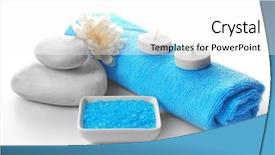  Presentation with leadership stop light - PPT layouts consisting of bath salts - beautiful spa composition on light background and a white colored foreground