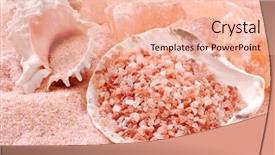  Presentation with salt - PPT layouts enhanced with bath salts - pure himalayan sea salt fine background and a lemonade colored foreground
