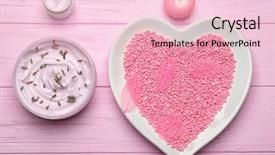  Presentation with life - Cool new slide set with bath salts - spa still life on pink backdrop and a lemonade colored foreground