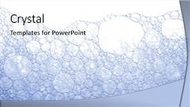  Presentation with foam - Presentation theme enhanced with bath soap - foam border background and a white colored foreground