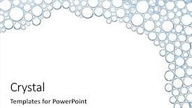  Presentation with foam - Theme with bath soap - foam bubbles macro texture background and a white colored foreground