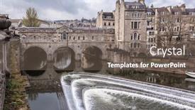  Presentation with united kingdom - Beautiful slides featuring bath-uk-april-8-pulteney backdrop and a gray colored foreground