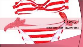  Presentation with history earth globe isolated white - Theme having bathing - swimsuit isolated on white background and a coral colored foreground