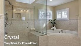  Presentation with circus show master - Cool new theme with bathroom - modern master bath with large backdrop and a gray colored foreground