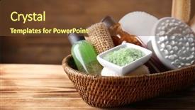  Presentation with scrubs - Cool new presentation with bathroom shower - set of body scrubs backdrop and a tawny brown colored foreground